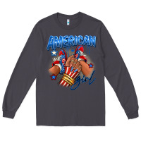 Smoke Afro american girl sneakers Long Sleeve Tee - RanaPortraitStore