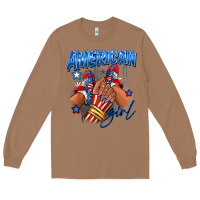 Toasted Coconut Afro american girl sneakers Long Sleeve Tee - RanaPortraitStore