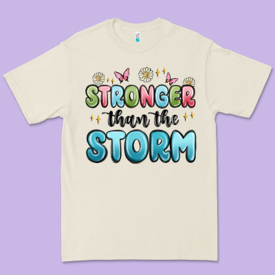 Stronger Than The Storm Premium Tee Designed By Maliassmallbusiness