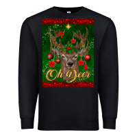 Black oh deer car air freshener Premium Sweatshirt - BundleAndBundleShop