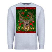 Heather Grey oh deer car air freshener Premium Sweatshirt - BundleAndBundleShop