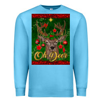Ocean Blue oh deer car air freshener Premium Sweatshirt - BundleAndBundleShop