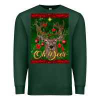 Sports Green oh deer car air freshener Premium Sweatshirt - BundleAndBundleShop