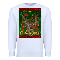 Oh Deer Car Air Freshener Premium Sweatshirt | Teevron