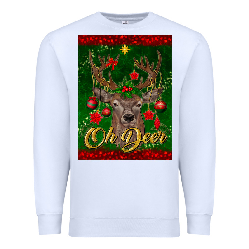 Oh Deer Car Air Freshener Premium Sweatshirt by BundleAndBundleShop | Teevron