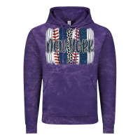 Cloud Purple new york baseball team spirit brushstrokes Vintage Hoodie - Artiststas