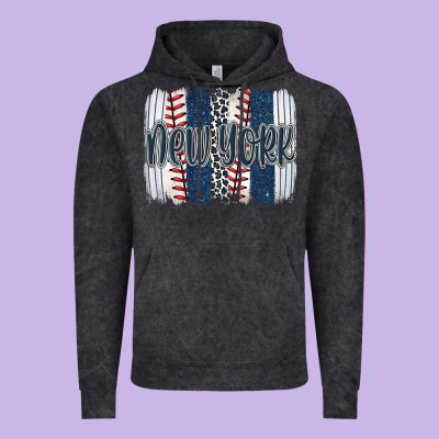New York Baseball Team Spirit Brushstrokes Vintage Hoodie Designed By Artiststas