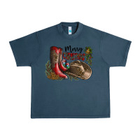Midnight Navy Merry Christmas Urban Heavy Tee - SublimationCraftShop