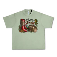 Oil Green Merry Christmas Urban Heavy Tee - SublimationCraftShop