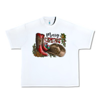 White Merry Christmas Urban Heavy Tee - SublimationCraftShop