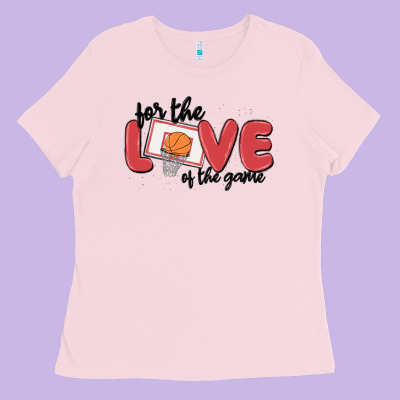 For The Love Of The Game Ladies Tee Designed By Maliassmallbusiness