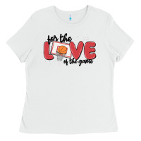 White for the love of the game Ladies Tee - MaliasSmallBusiness