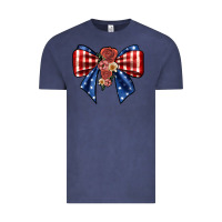 Vintage Denim bow Vintage Tee - JahusDesignShop