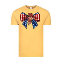 Vintage Mustard bow Vintage Tee - JahusDesignShop