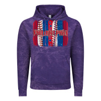 Cloud Purple philadelphia baseball team spirit brushstrokes Vintage Hoodie - Artiststas