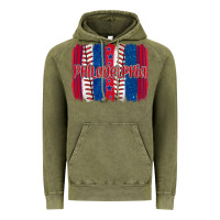 Vintage Olive philadelphia baseball team spirit brushstrokes Vintage Hoodie - Artiststas