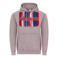 Vintage Zinc philadelphia baseball team spirit brushstrokes Vintage Hoodie - Artiststas