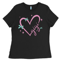 Gigi With Heart And Ribbons Ladies Tee | Teevron