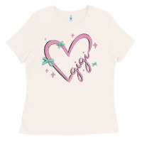 Bone gigi with heart and ribbons Ladies Tee - MaliasSmallBusiness