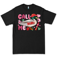 Black call me valentine mallard duck Premium Tee - MaliasSmallBusiness