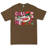 Cacao call me valentine mallard duck Premium Tee - MaliasSmallBusiness