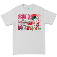 Dove Grey call me valentine mallard duck Premium Tee - MaliasSmallBusiness