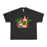 Pigment Black mexican tequila gnomes guitar roses cactus serape Urban Heavy Tee - Artiststas