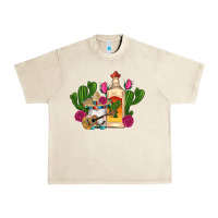 Sandshell mexican tequila gnomes guitar roses cactus serape Urban Heavy Tee - Artiststas