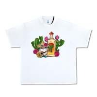 White mexican tequila gnomes guitar roses cactus serape Urban Heavy Tee - Artiststas