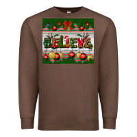 Chestnut Christmas Believe Premium Sweatshirt - BundleAndBundleShop