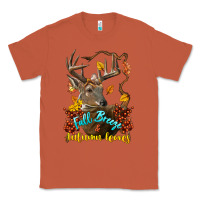 Copper Fall Breeze And Autumn Leaves Deer Classic Tee - LillyAllenDesigns