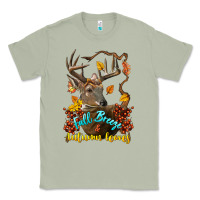 Matcha Fall Breeze And Autumn Leaves Deer Classic Tee - LillyAllenDesigns