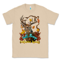 Mushroom Fall Breeze And Autumn Leaves Deer Classic Tee - LillyAllenDesigns