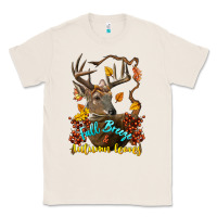 Natural Fall Breeze And Autumn Leaves Deer Classic Tee - LillyAllenDesigns