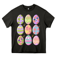 Asphalt vintage easter eggs Heavy Core Tee - MaliasSmallBusiness