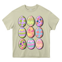 Mossy vintage easter eggs Heavy Core Tee - MaliasSmallBusiness