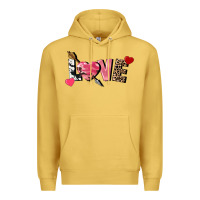 Antique Gold Love Valentine's Day Premium Hoodie - FaDigitalArtStudio
