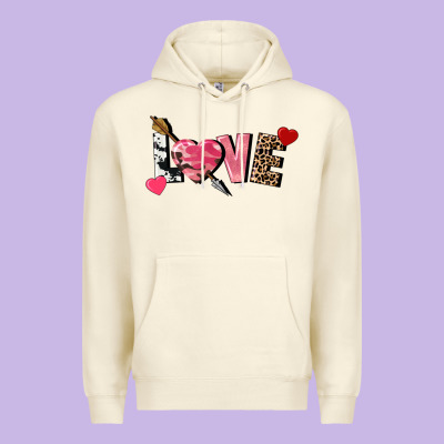 Love Valentine's Day Premium Hoodie Designed By Fadigitalartstudio