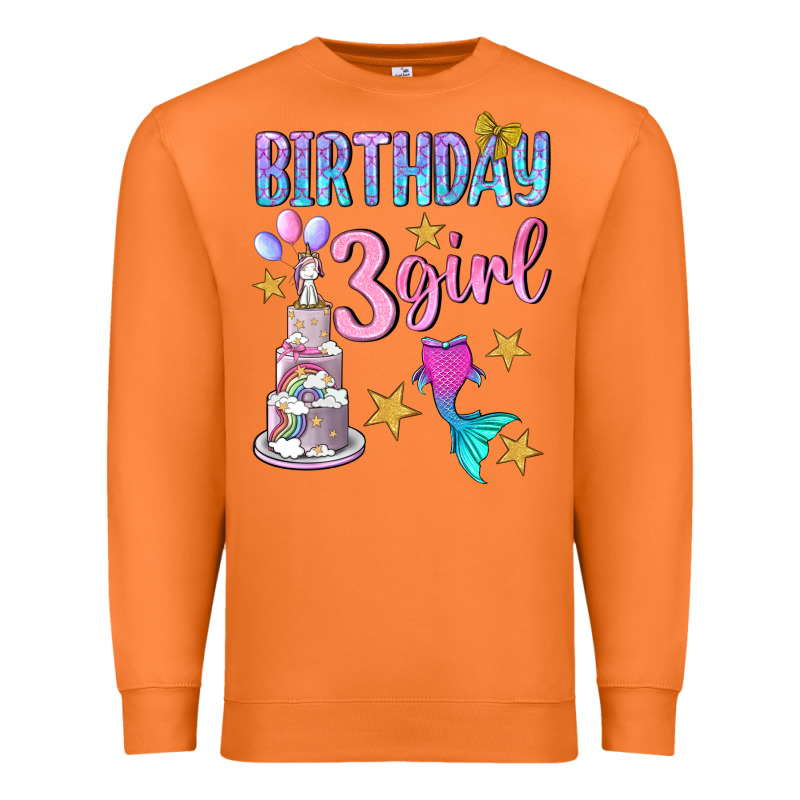 Birthday Girl 3 Premium Sweatshirt by BundleAndBundleShop | Teevron