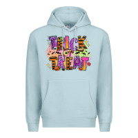 Blue Mist Trick or treat Premium Hoodie - RanaPortraitStore