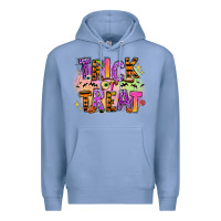 Colony Blue Trick or treat Premium Hoodie - RanaPortraitStore