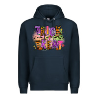 Navy Trick or treat Premium Hoodie - RanaPortraitStore