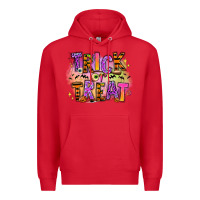 Red Trick or treat Premium Hoodie - RanaPortraitStore