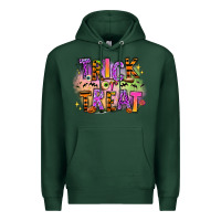 Sports Green Trick or treat Premium Hoodie - RanaPortraitStore