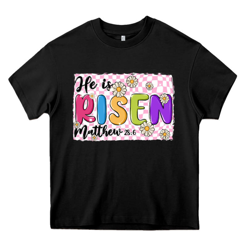 Checkered Risen Heavy Core Tee by MaliasSmallBusiness | Teevron