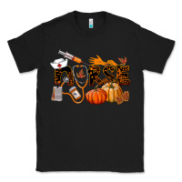 Black Fall Nurse Classic Tee - LillyAllenDesigns