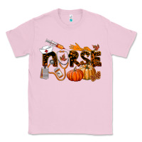 Bubblegum Pink Fall Nurse Classic Tee - LillyAllenDesigns