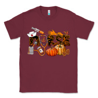Burgundy Fall Nurse Classic Tee - LillyAllenDesigns