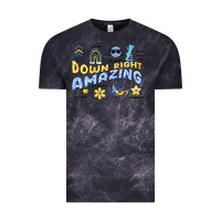 Cloud Black down right amazing Vintage Tee - Artiststas