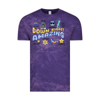 Cloud Purple down right amazing Vintage Tee - Artiststas